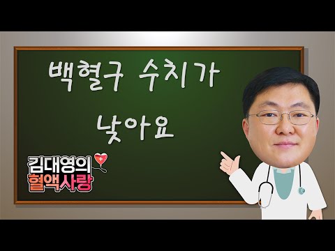 [김대영의 혈액사랑] 백혈구 수치가 낮아요 / 백혈구 감소증의 원인과 검사