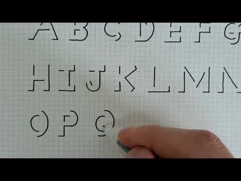 알파벳 그림자 글씨 (Write the alphabet with shadows!!!)